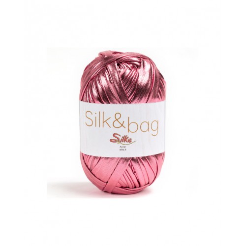 Acquista online Fettuccia Silk&Bag - 0022 ROSA ANTICO METAL Home Silke By Arvier 3,99 € paga con PayPal