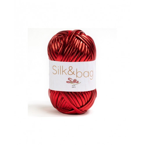 Acquista online Fettuccia Silk&Bag - 0023 ROSSO METAL Home Silke By Arvier 3,99 € paga con PayPal