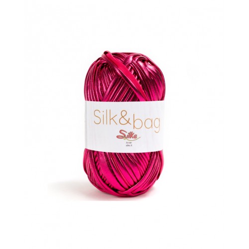 Acquista online Fettuccia Silk&Bag - 0024 FUXIA METAL Home Silke By Arvier 3,99 € paga con PayPal