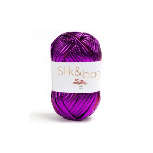 Acquista online Fettuccia Silk&Bag - 0025 VIOLA METAL Home Silke By Arvier 3,99 € paga con PayPal