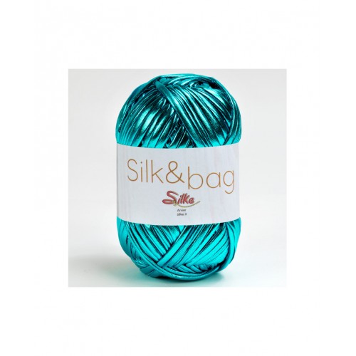 Acquista online Fettuccia Silk&Bag - 0029 TURCHESE METAL Home Silke By Arvier 3,99 € paga con PayPal