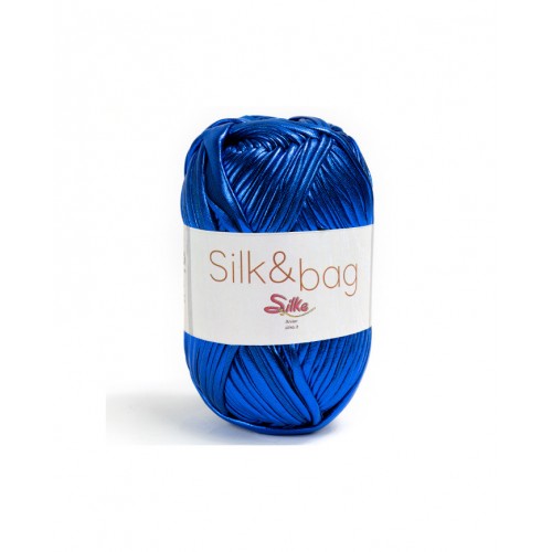 Acquista online Fettuccia Silk&Bag - 0030 AZZURRO METAL Home Silke By Arvier 3,99 € paga con PayPal