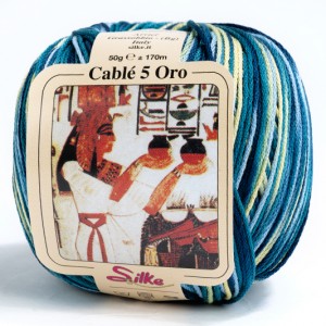 Cablè 5 Oro Stampato col.324