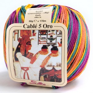 Cablè 5 Oro Stampato col.330